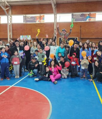 Programa AIDIA del Cesfam de Pitrufquén celebró el día de la niñez con la actividad “jugar también es salud”