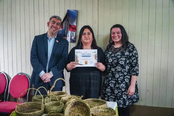Mujeres de Santa Julia en Freire fortalecen sus tradiciones a través de la cestería