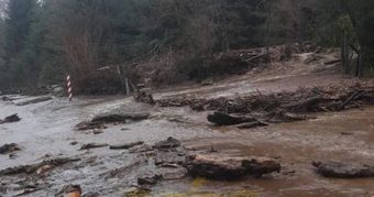 Aluvión interrumpe la ruta Curarrehue – Reigolil: tránsito permanece suspendido en el sector Maite Alto