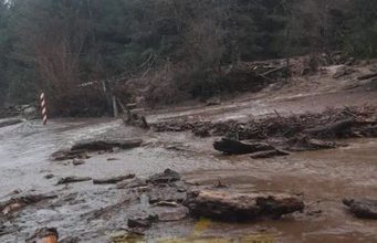 Aluvión interrumpe la ruta Curarrehue – Reigolil: tránsito permanece suspendido en el sector Maite Alto