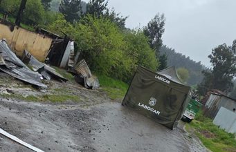 Fatal incendio en Traiguén deja tres personas fallecidas tras voraz siniestro en sector Las Obras