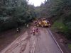 Derrumbe de gran magnitud corta conexión entre Traiguén y Galvarino: MOP trabaja para habilitar la ruta