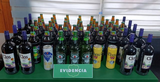 Freire: decomisan bebidas alcohólicas tras detectar presunta venta clandestina en sector Hacienda Allipén