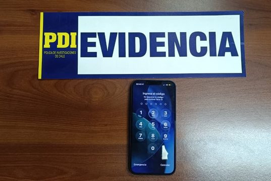 Detienen en Freire a hombre acusado de robar un iPhone a taxista tras trasladarlo a un sector rural