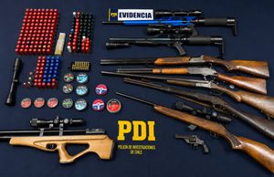 Incautación de armas de fuego crece 81,2% en La Araucanía durante 2026: pperativos policiales retiran más de 570