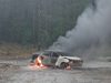Ataque incendiario en Collipulli: queman camioneta en el sector Camino Curaco y despliegan operativo policial