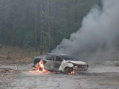 Ataque incendiario en Collipulli: queman camioneta en el sector Camino Curaco y despliegan operativo policial