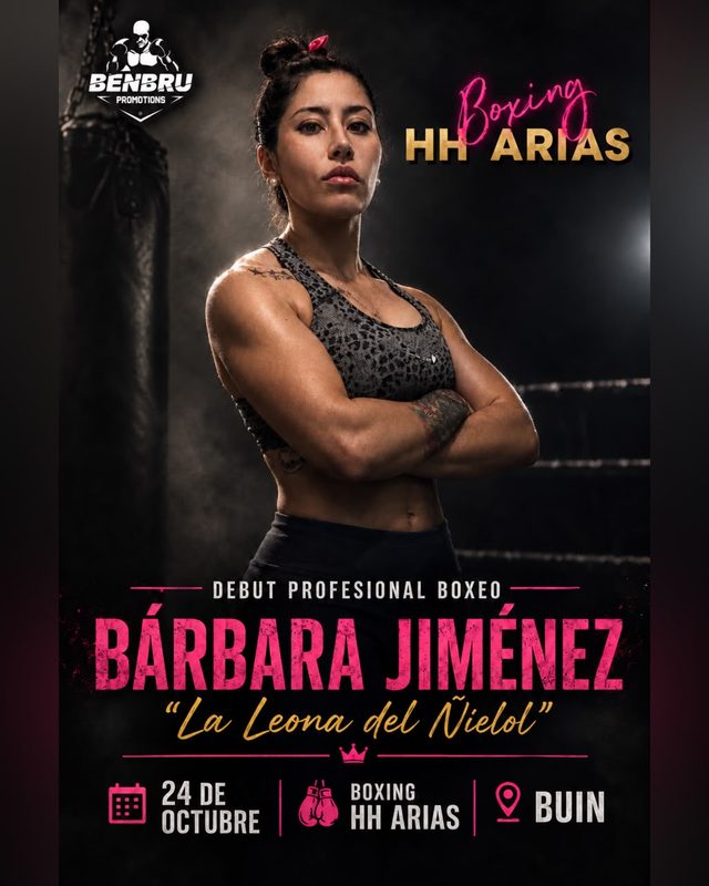 Bárbara Jiménez, “La Leona del Ñielol” hará historia como la primera boxeadora profesional de La Araucanía