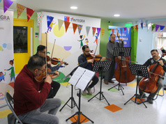 Orquesta Filarmónica de Temuco y Fundación Integra acercaron la música a la primera infancia en Loncoche