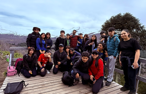 Estudiantes de Quepe y Radal representaron a Freire en jornada recreativa en la reserva nacional Malalcahuello