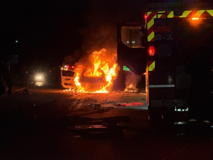 En prisión preventiva quedó conductor acusado de provocar accidente fatal y huir en Teodoro Schmidt