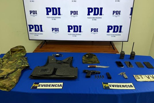 PDI desarticula organización criminal vinculada a 14 delitos violentos en La Araucanía y el Biobío