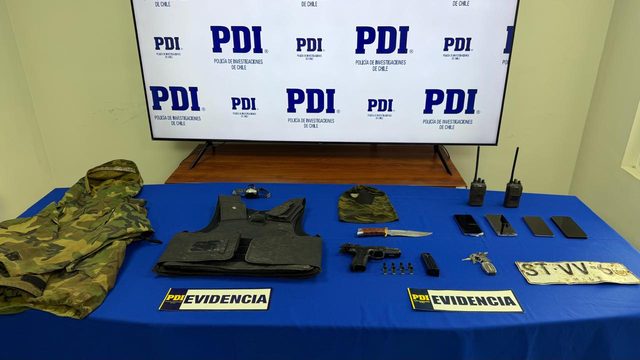 PDI desarticula organización criminal vinculada a 14 delitos violentos en La Araucanía y el Biobío