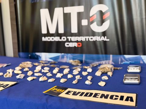 Incautan más de 400 mil pesos en droga durante procedimiento policial en Temuco: un detenido