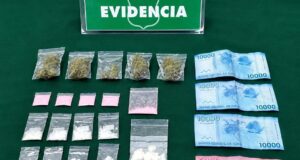 Persecución en sector Ultraestación termina con cuatro detenidos y decomiso de drogas