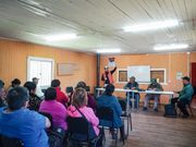 Reunión con la Comunidad Indígena Domingo Painemil en Quetroco
