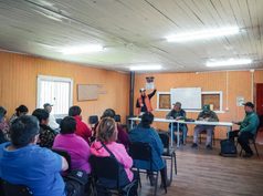 Reunión con la Comunidad Indígena Domingo Painemil en Quetroco