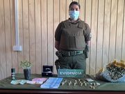 Allanamiento en villa El Bosque de Freire termina con un detenido y decomiso de drogas